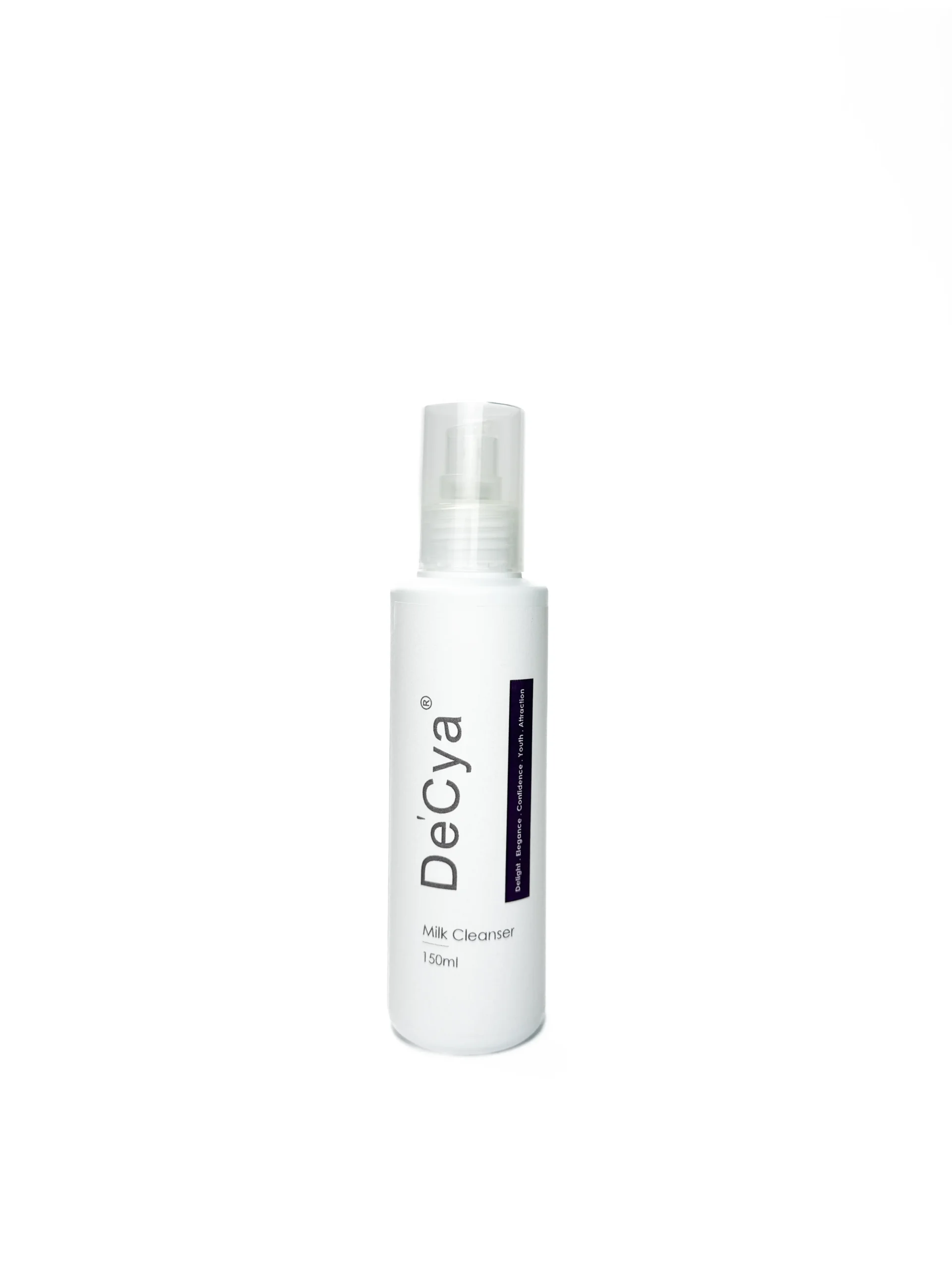 Soothing Milk Cleanser in a white bottle, formulated by an expert facial cleanser manufacturer providing private label facial cleanser and facial cleanser OEM offerings