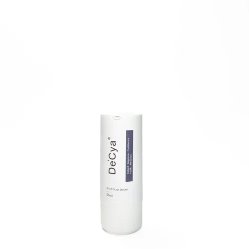 Acne Scar Serum (Watery) in a white bottle produced by a leading OEM face serum manufacturer in Malaysia