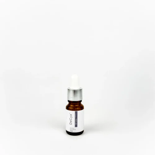 Tea Tree Essential Oil in a brown bottle, produced by a top OEM essential oil manufacturer in Malaysia
