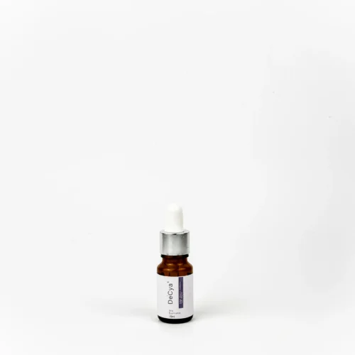 DeCya Lime Essential Oil in a brown bottle, created by a top OEM essential oil manufacturer in Malaysia