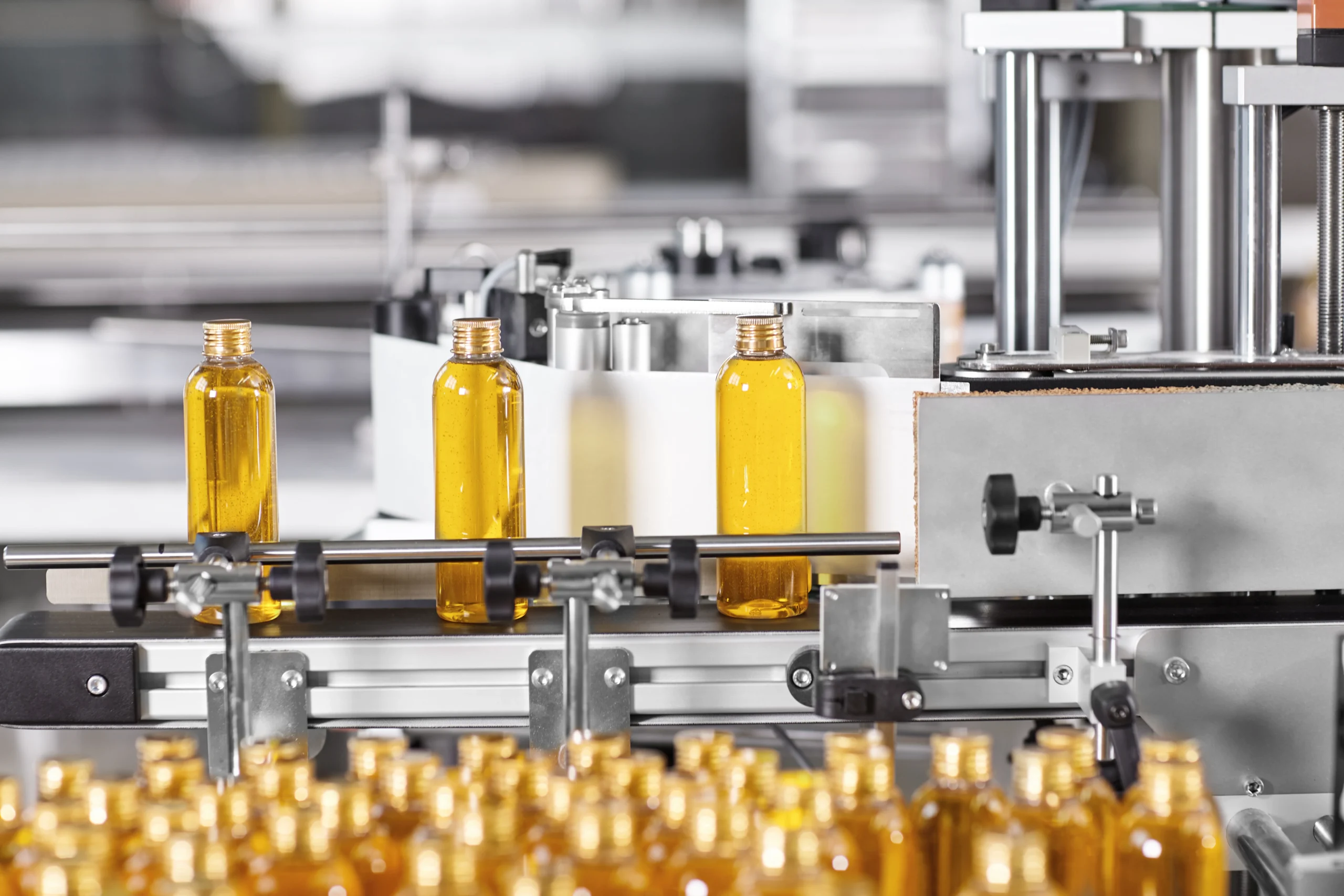 skincare product in yellow glasses produced by oem manufacturer in Malaysia